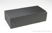 Weinverpackung 2 Flaschen schwarz