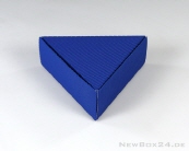 Klappdeckelbox 214 - Triangel - E-Welle offen - Größe 03 - blau