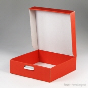 Klappdeckelbox 216 - Größe 01 rot