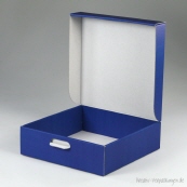 Klappdeckelbox 216 - Größe 01 blau