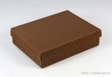 Stülpdeckelbox Wellkarton braun