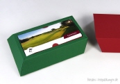 Geschenkverpackung Golf-Gutschein - offen