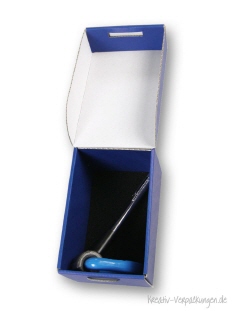 Geschenkverpackung Stifthalter - Klappdeckelbox mit Schaumstoffeinlage