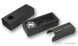 Geschenkverpackung HiFi-Modul - Schiebebox offen mit Kartoneinlage
