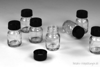 Glasflaschen 25 ml mit Schraubverschluss