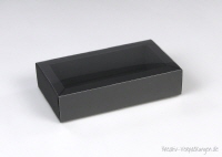 Schiebebox Klarsichth&uuml;lle 02 schwarz
