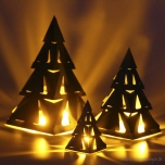 Deko-Tannenb&auml;ume 850-10 Gr&ouml;&szlig;e 01 bis 03 - beleuchtet