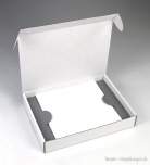 Klappdeckelbox 210-10 mit Kartoneinlage grau