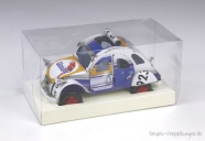 Klarsichtverpackung Modellauto mit Kartoneinlage perlweiß