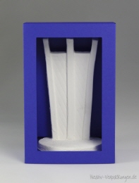 Geschenkverpackung Skulptur - Schiebeverpackung geschlossen