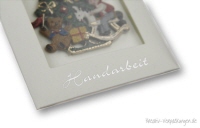 Silberpr&auml;gung auf Einzelverpackung